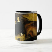 Frauen und Pferd Tasse (VorderseiteRechts)