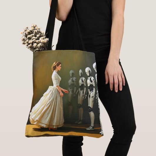 Frauen und Roboter Tasche (Von Nahem)