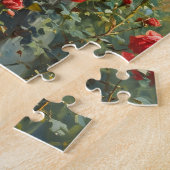 Frauen und Rose Vintag Puzzle (Seite)