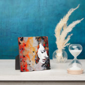 Frauen und Schmetterlinge, unbesonnene Malerei Fotoplatte (InSitu)