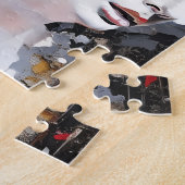 Frauen und Schmetterlinge, unbesonnene Malerei Puzzle (Seite)