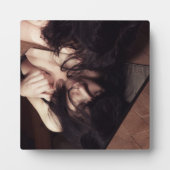 Frauen und Spiegel Fotoplatte (Vorderseite)