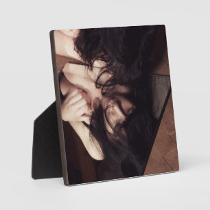 Frauen und Spiegel Fotoplatte