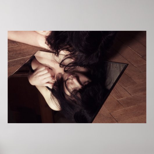 Frauen und Spiegel Poster (Vorne)