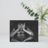 Frauen und Spiegel Postkarte (Stehend Vorderseite)