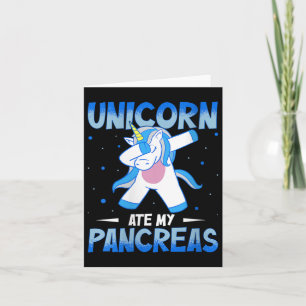 Frauen Unicorn Ate My Pankreas V-Nacken Karte