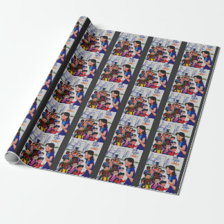 Frauen Unsere Klasse ist eine Familie Geschenkpapier