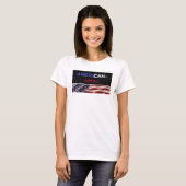 Frauen unter Amerikanern T-Shirt (Vorne ganz)