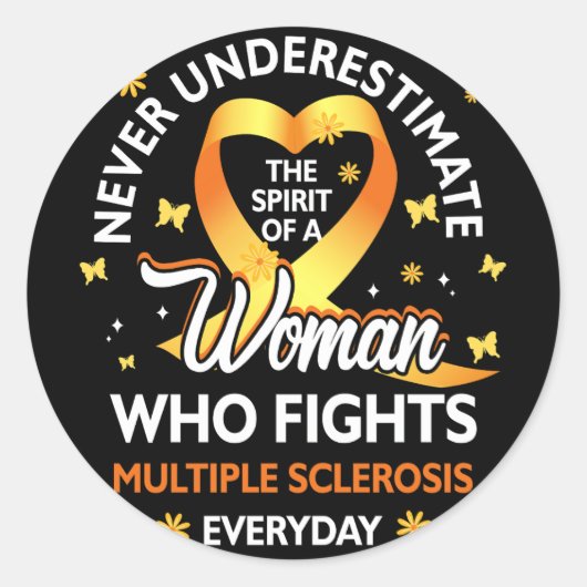 Frauen unterschätzen nie eine Frau, die mehrere kä Runder Aufkleber (Vorderseite)