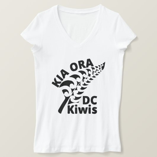 Frauen V Neck T T-Shirt (Design vorne)