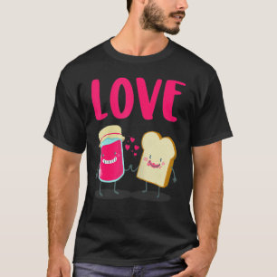 Frauen Valentine Shirts für Frauen Erdnussbutter J