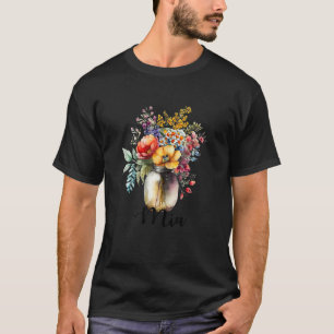 Frauen Vasen voller Wildblumen Mia T-Shirt