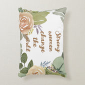 Frauen verändern die Welt im achten März Dekokissen (Vorderseite(Vertikal))