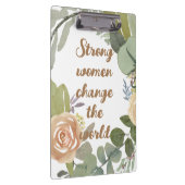 Frauen verändern die Welt im achten März Klemmbrett (Rechts)