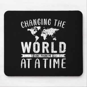 Frauen verändern die weltlustige Dyslexie Mousepad