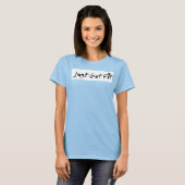Frauen verbrennen - lange, einfach das Logo ablege T-Shirt (Vorne ganz)