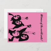 Frauen vereinen postkarte (Vorne/Hinten)