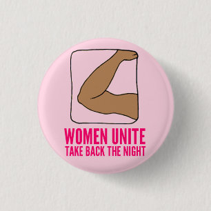 "Frauen vereinigen - nehmen Sie die Nacht " zurüc Button