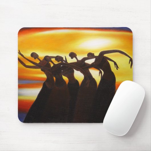 Frauen vereinigen unter der mousepad (Mit Mouse)