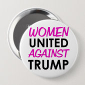 Frauen vereinigt gegen Trumpf Button (Vorne & Hinten)