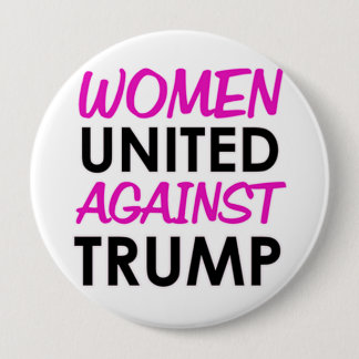 Frauen vereinigt gegen Trumpf Button