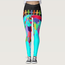 Frauen vereinigt leggings