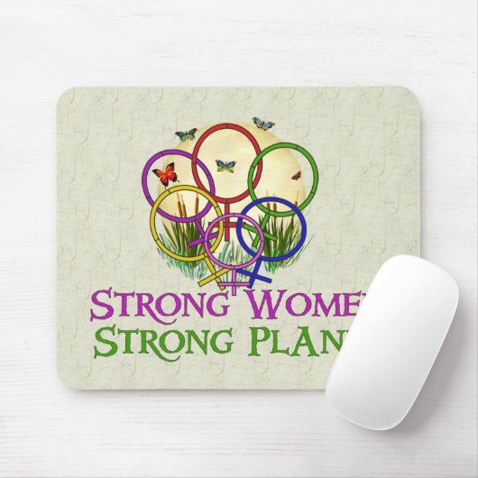 Frauen vereinigt mousepad (Mit Mouse)