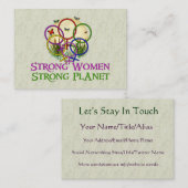 Frauen vereinigt visitenkarte (Vorne/Hinten)