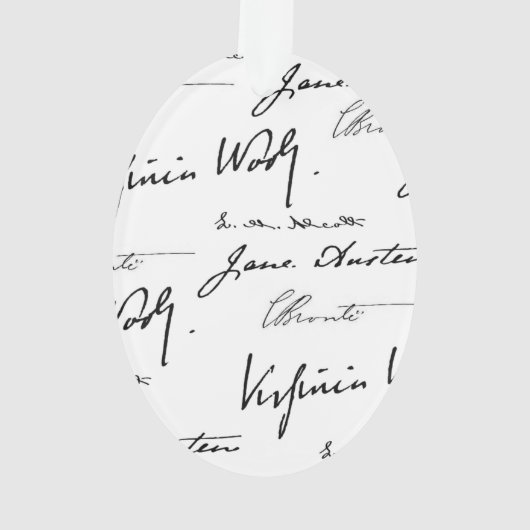 Frauen-Verfasser doppelseitig Ornament (Rückseite)