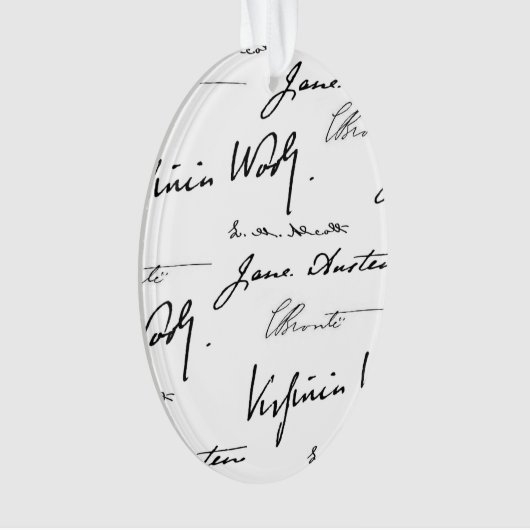 Frauen-Verfasser doppelseitig Ornament (Vorderseite)