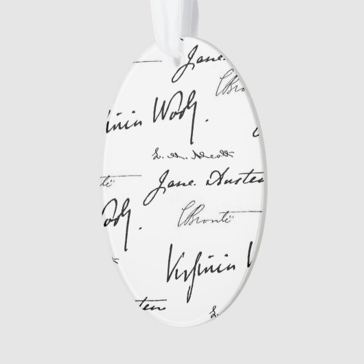 Frauen-Verfasser doppelseitig Ornament (Vorderseite)