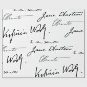 Frauen-Verfasser Geschenkpapier (Flach)