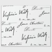 Frauen-Verfasser Geschenkpapier (Flach)