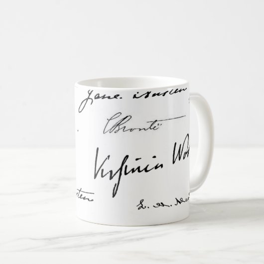 Frauen-Verfasser Kaffeetasse (VorderseiteRechts)