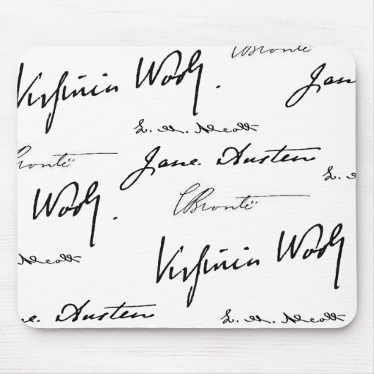 Frauen-Verfasser Mousepad (Vorne)