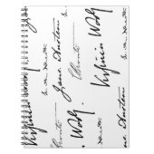 Frauen-Verfasser Notizblock (Vorderseite)