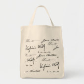 Frauen-Verfasser Tragetasche (Vorne)