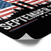 Frauen vergessen niemals den 11. September 2001 Ge Poster (Ecke)