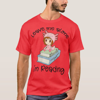 Frauen Verließ mich allein im Lesen des Buches Lov T-Shirt