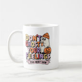 Frauen verschenken Ihren Gefühlen Halloween School Kaffeetasse (Links)