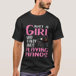 Frauen verschenken nur ein Mädchen, das wirklich L T-Shirt