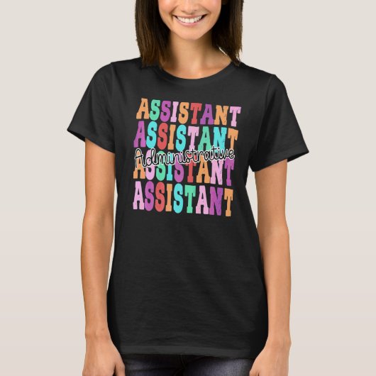 Frauen - Verwaltungsassistentin T-Shirt (Vorderseite)