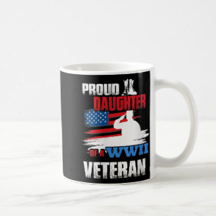 Frauen Veteran Day Shirt WW2 Geschenk Proud Tochte Kaffeetasse
