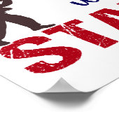 Frauen Veteran haben keine Einstellung zu Standard Poster (Ecke)