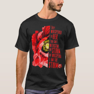 Frauen, Veteranen Roter Mohn, ich bin der Sturm, I T-Shirt