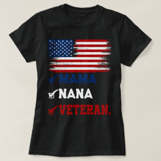 Frauen Veteranen Tag der Anerkennung erste Mama je T-Shirt