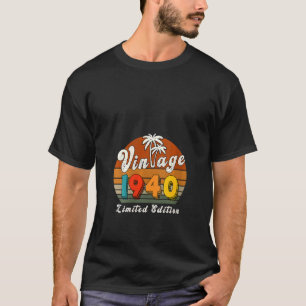 Frauen Vintag 1940 82 Jahre Geburtstag für Männer T-Shirt