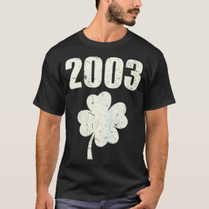 Frauen Vintag 2003 21. Geburtstag St. Patricks D T-Shirt