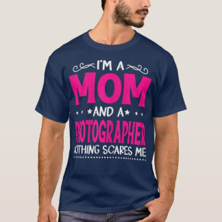 Frauen Vintag bin ich eine Mama und Fotograf Funny T-Shirt