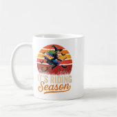 Frauen Vintag, es ist Reiten Weihnachtsfeiertag Ha Kaffeetasse (Links)